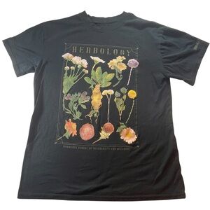 Harry Potter Herbology Black Short Sleeve